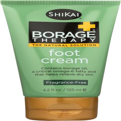 Shikai Products Borage Dry Skin Foot Cream 124 ml by ShiKai