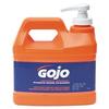 (3 Pack Value Bundle) GOJ095804 NATURAL ORANGE Pumice Hand Cleaner, Orange Citrus Scent, .5gal Pump Bottle view 1