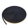 5M Black Self Adhesive Window Sealing Strip for Door and Window Draft Exclusion D Shaped TRIXES view 1