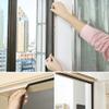 5M Black Self Adhesive Window Sealing Strip for Door and Window Draft Exclusion D Shaped TRIXES view 4