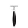 MHLE PURIST Black 3-piece Silvertip Fibre Safety Razor Shaving Set view 2