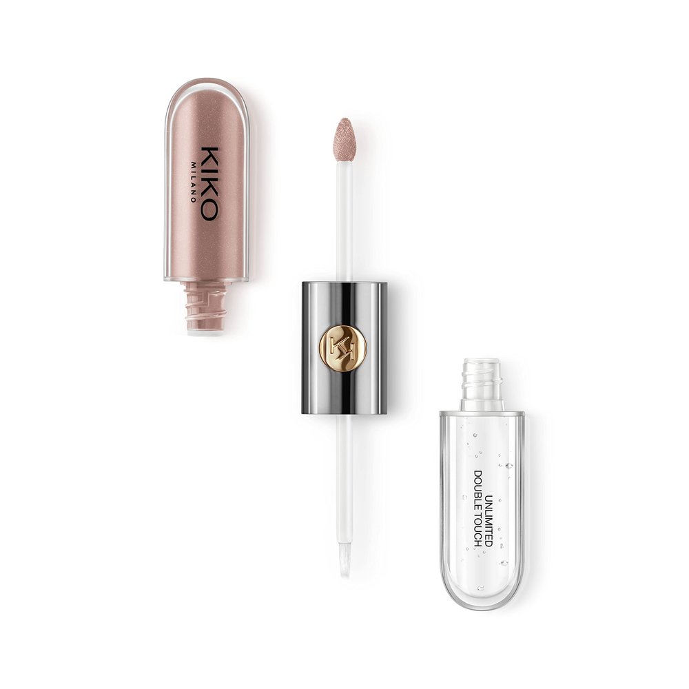 KIKO Milano Unlimited Double Touch 130 | Liquid Lipstick With A Bright Finish In A Two-step Application. Lasts Up To 12 Hours*. No-transfer base Colour.