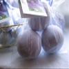 3 Lavender Luxury Bath Bombs, Large 5 oz Each, Handmade with Shea, Mango & Cocoa Butter, Ultra Moisturizing, Individually Hand Wrapped, Great for Dry Skin, All Skin Types. view 2