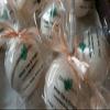 3 White Tea and Ginger Luxury Bath Bombs, Large 5 oz Each, Handmade with Shea, Mango & Cocoa Butter, Ultra Moisturizing, Great for Dry Skin, All Skin Types, Individually Wrapped in Clear Cello Bag. view 3