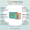GUAM Anti-Cellulite Mud Cold Formula  Seaweed Body Wrap for Legs & Thighs  Skin Tightening, Lymphatic Drainage & Water Retention Relief (2.2 Lb) view 3