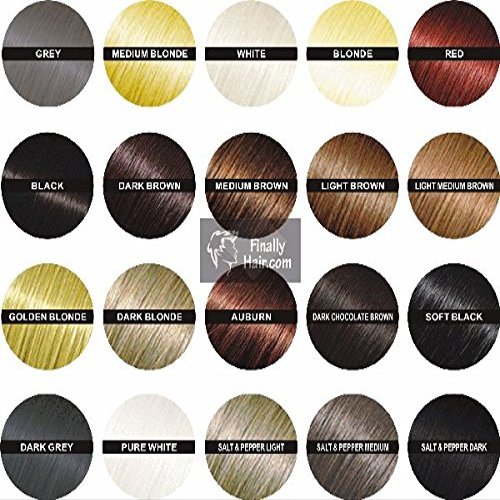50g Hair Building Fibers - 50 Gram Refill - Refill Your Existing Fiber Bottle - Hair Filler Fibers - by Finally Hair (50g 50gr 50gram 50 G Gr Dark Salt & Pepper - Soft Black with a touch of Gray)