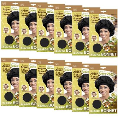 (12 Pack) Qfitt Premium Band Bonnet XL #829