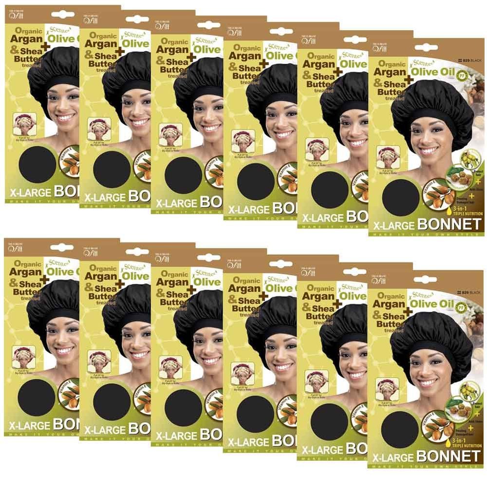 (12 Pack) Qfitt Premium Band Bonnet XL #829