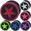 0 gauges 0g ear plugs silicone flesh tunnels double flare expander stretcher taper MoDTanOiz 0g 8mm view 1