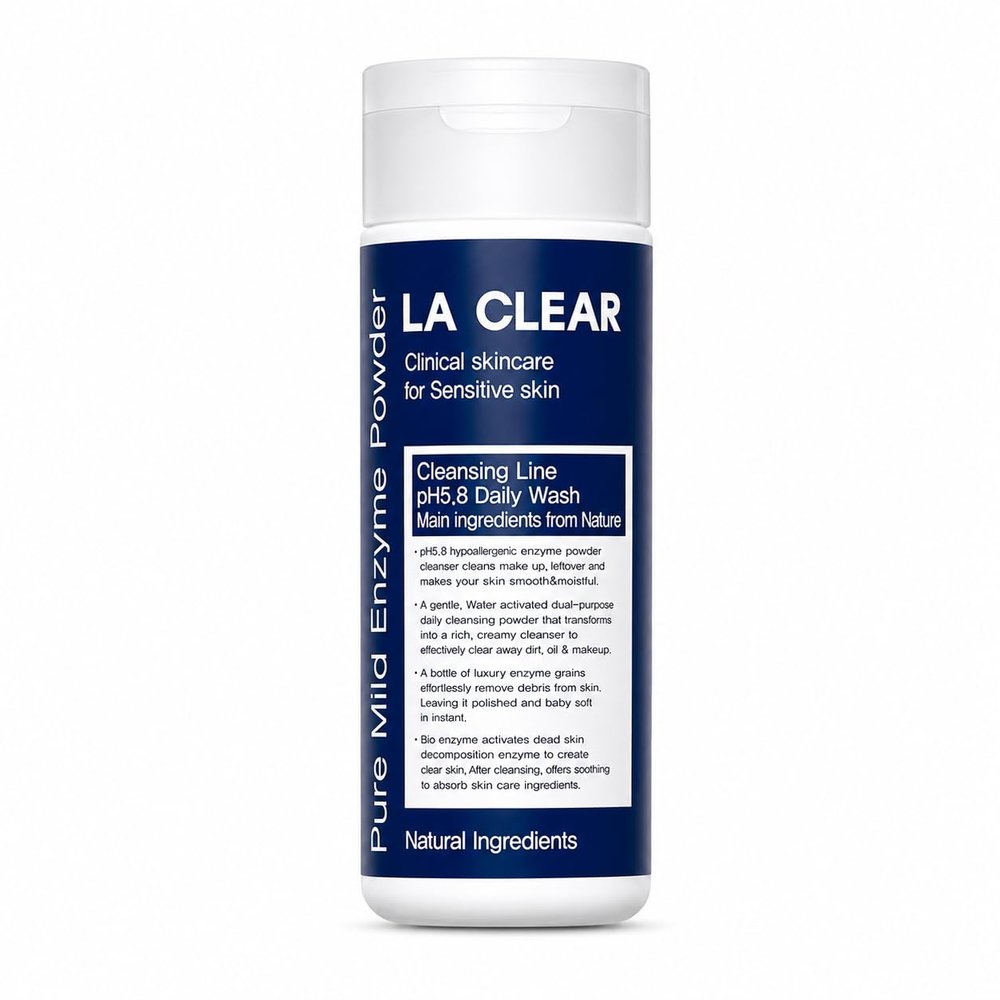 La clear Pure Mild Enzyme Powder Cleanser, 2.47oz