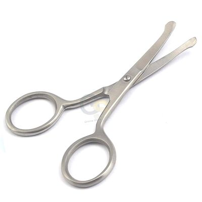 3.5" MINI CURVED MUSTACHE NOSE EAR HAIR REMOVER SCISSORS TRIMMER W/SAFETY TIPS by G.S ONLINE STORE