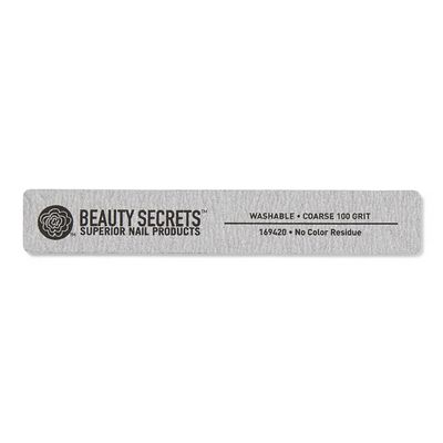 Beauty Secrets 100/100 Zebra Rectangle Cushion Nail File
