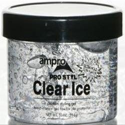 Ampro Clear Ice Gel Protein Styling Gel Ultra Hold (Sold by 1 pack of 6 items)