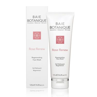 Baie Botanique Hydrating Face Wash  Gentle Cleanser with Rose Water & Aloe Vera  Suitable for Most Skin Types  125ml