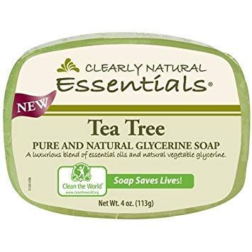 2 Packs of Clearly Natural Glycerin Bar Soap - Tea Tree - 4 Oz