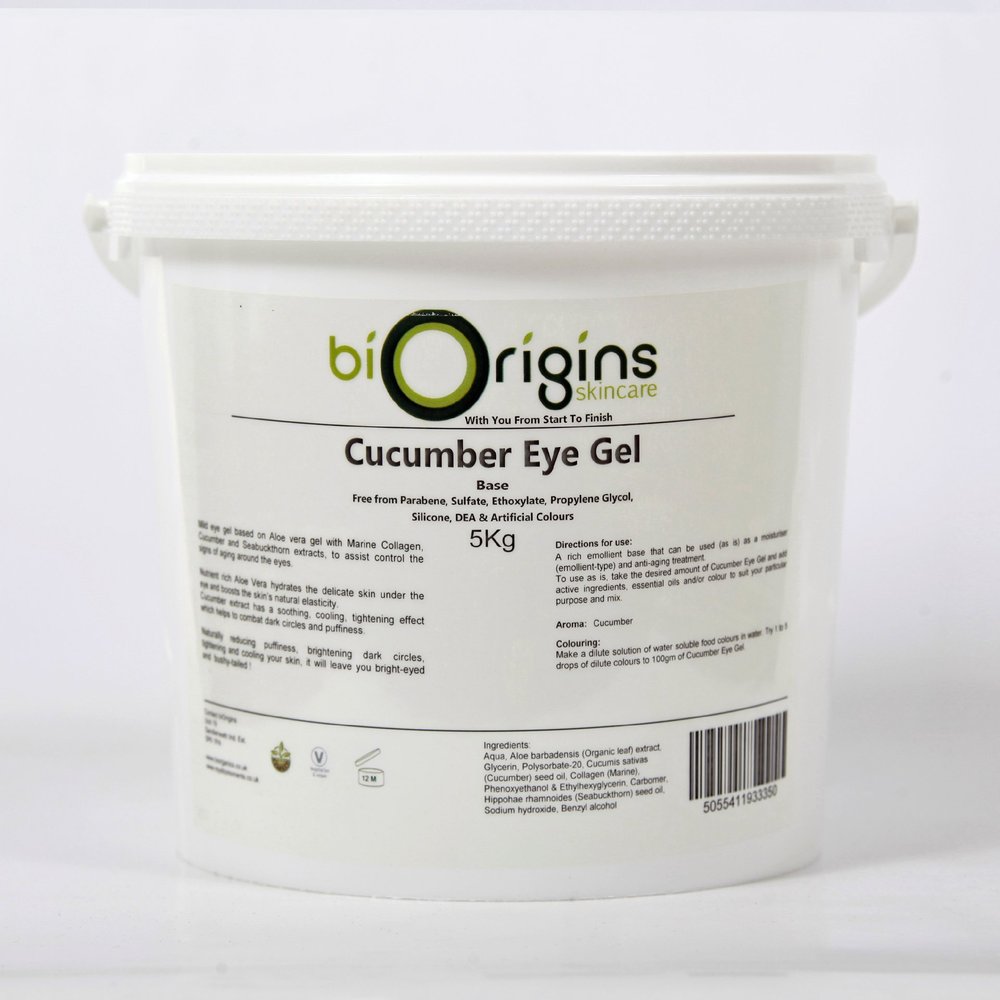 Cucumber Hyaluronic Eye Gel - Botanical Skincare Base - 5Kg