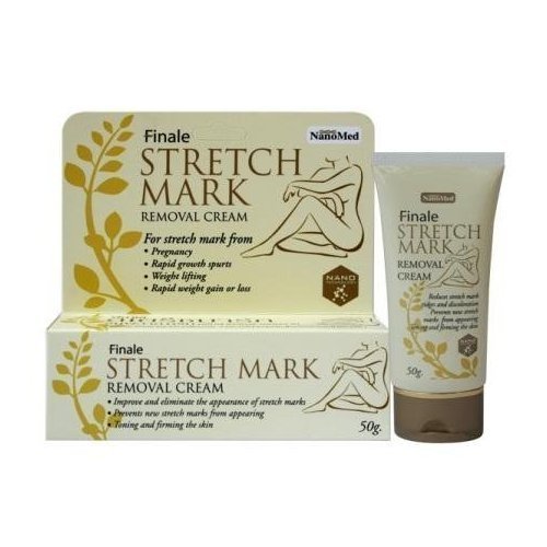 Finale Stretch Mark Removal Cream 50g. Reduces Stretch Mark Ridges and Discoloration Made Thailand by jofalo