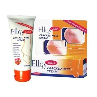 Ellgy Plus Cracked Heels Cream - FOR Rough Dry Foot Feet - 50g by jofalo