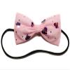 Figure Skating-Dance-Performance Hair Bow Collection (Headband, Hot Pink Foil) view 2