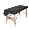 Oakworks ONE Portable Massage Table, Package, Professional Massage Bed W/Quicklock Platform, Aerocel Face Rest, Spa Level Comfort, Adjustable 24-34 H, USA Made (Coal) view 1