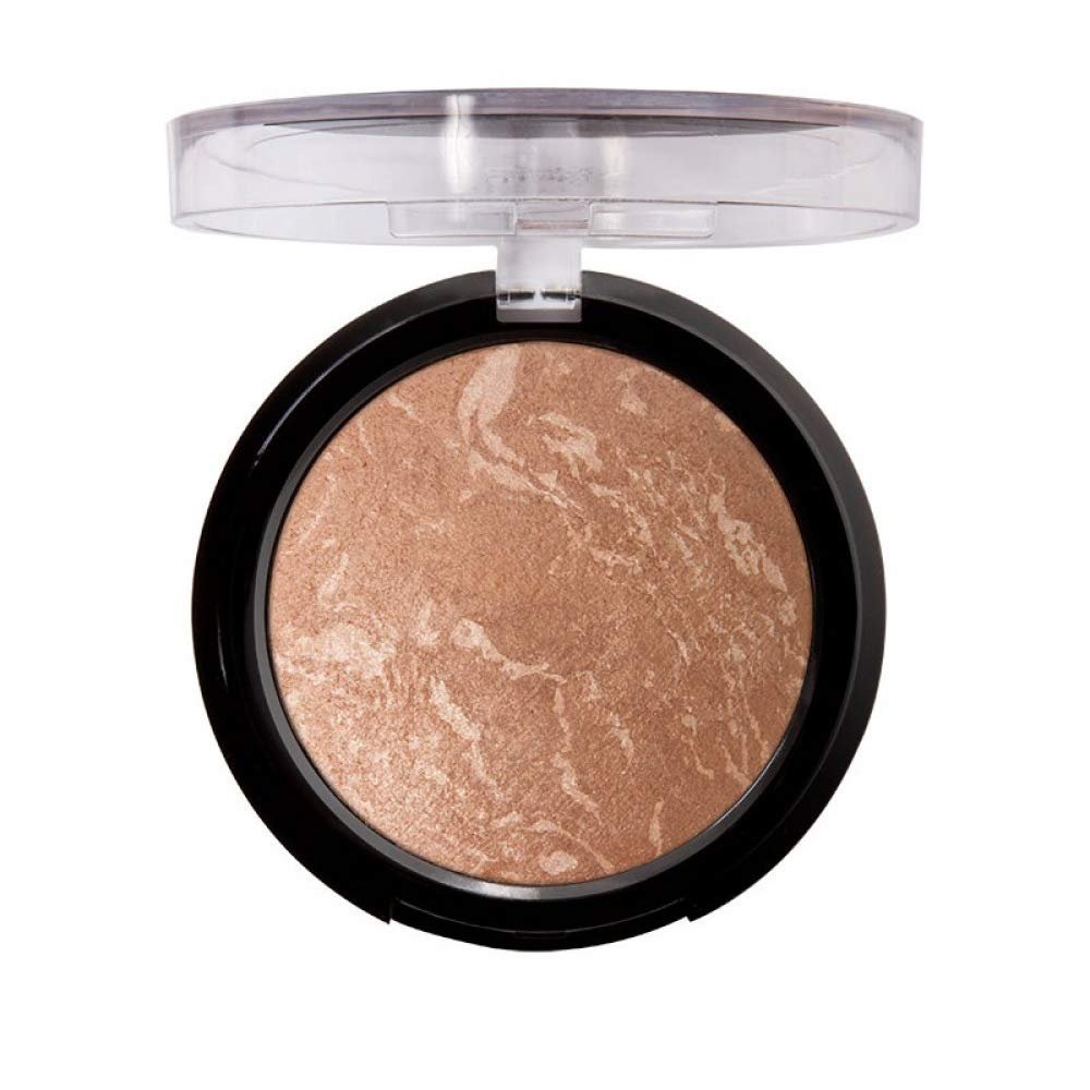 J.Cat Beauty Golden Soleil Baked Bronzer for All-Day Wear, Buildable and Customizable Coverage for a Sculpted, Bronzy Look, Bora Bora Beach