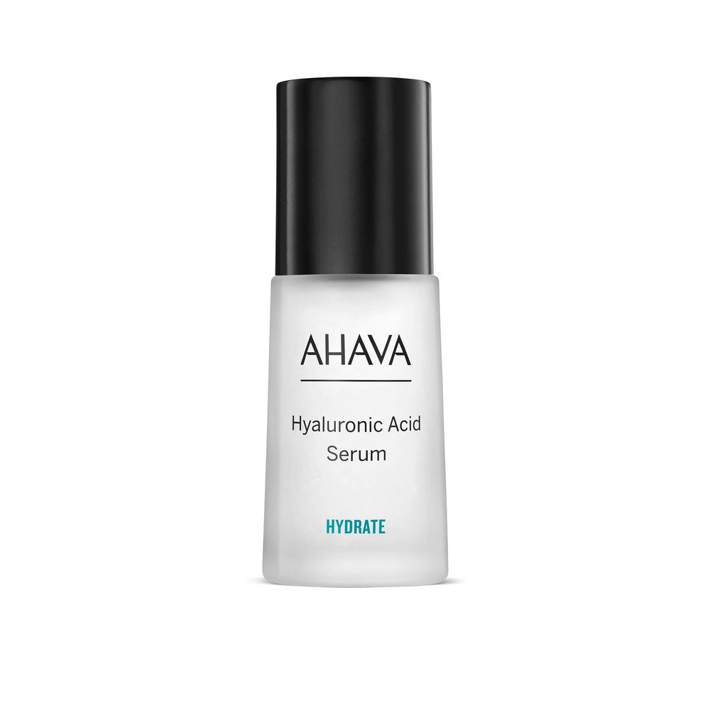 AHAVA Hyaluronic Acid Serum - Transparent silky serum to upsurge the skins moisture, maintains moisture level, smooths dehydration lines, with Osmoter, Matrixyl 3000, Allontoin & ATPeptide, 1 Fl.Oz
