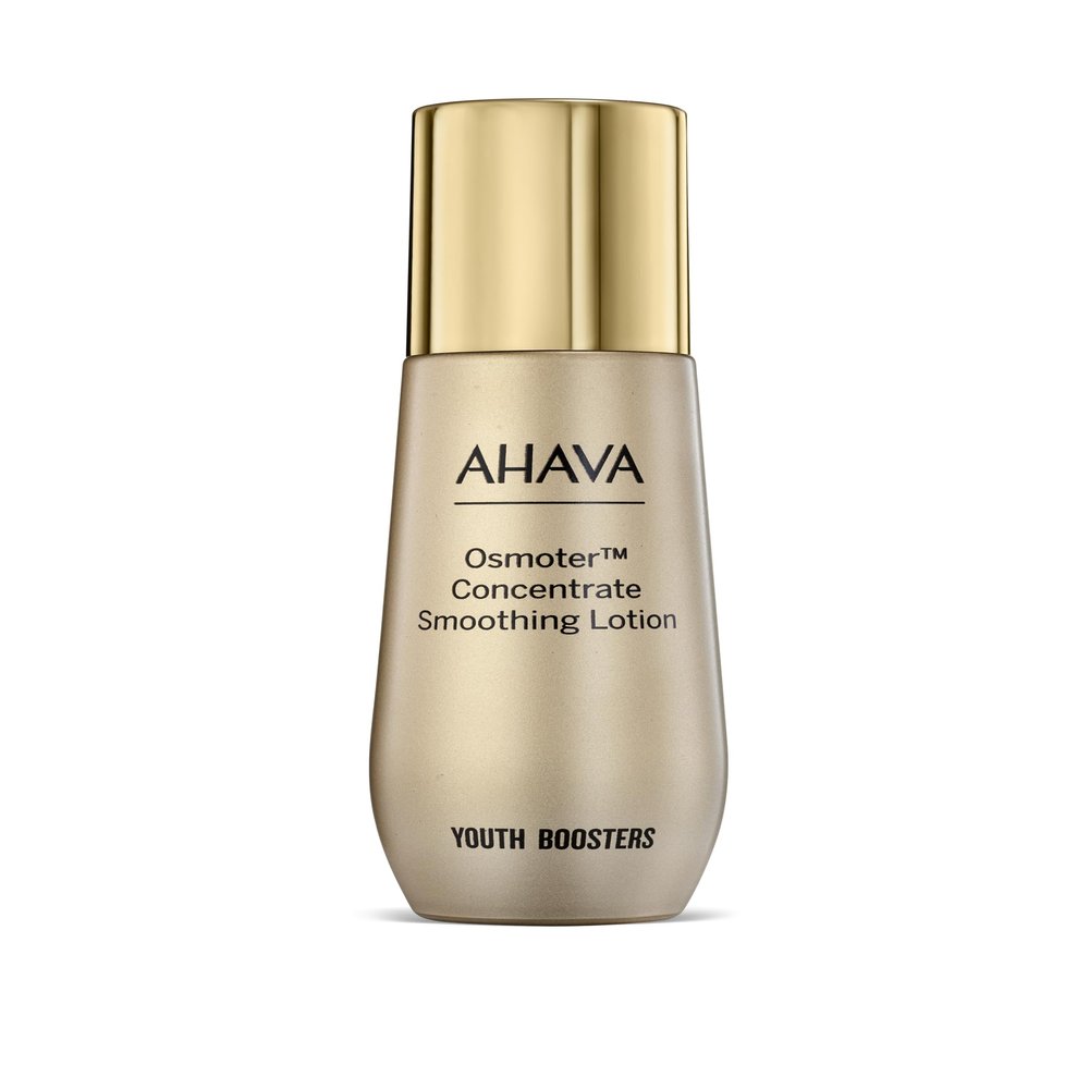 AHAVA Osmoter Concentrate Smoothing Lotion - Silky, lightweight lotion for youthful appearance, reduce wrinkles & fine lines, refine & smoothe skins texture, with Osmoter X6 & 3D Complex, 1.7 Fl.Oz