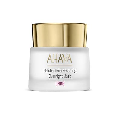 AHAVA Halobacteria Restoring Overnight Mask - Enhanced with Meadowfoam Seed Oil, Osmoter and Halobacteria DNA found in the depths of Dead Sea, Lifts & Restores Skin's Luminosity & Elasticity,1.7 fl.oz