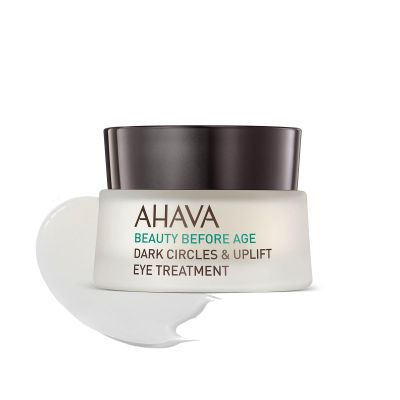 AHAVA Beauty Before Age Dark Circles & Uplift Eye Treatment - Multitasking, Silky Cream Reducing Appearance Aging, Fatigue Signs, Reduce Dark Circles & Eye Puffiness, with exclusive Osmoter, 0.5 Fl.Oz