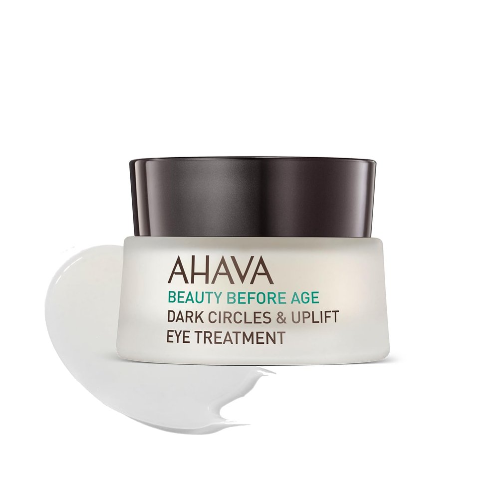 AHAVA Beauty Before Age Dark Circles & Uplift Eye Treatment - Multitasking, Silky Cream Reducing Appearance Aging, Fatigue Signs, Reduce Dark Circles & Eye Puffiness, with exclusive Osmoter, 0.5 Fl.Oz