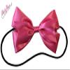 Double Ribbon Hair Bow Collection (Barrette, Sweet Bubblegum Pink) view 1