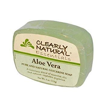 2 Packs of Clearly Natural Glycerine Bar Soap Aloe Vera - 4 Oz