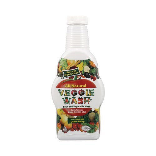 2 Packs of Citrus Magic All Natural Fruit And Vegetable Wash- Soaker Bottle - 32 Fl Oz