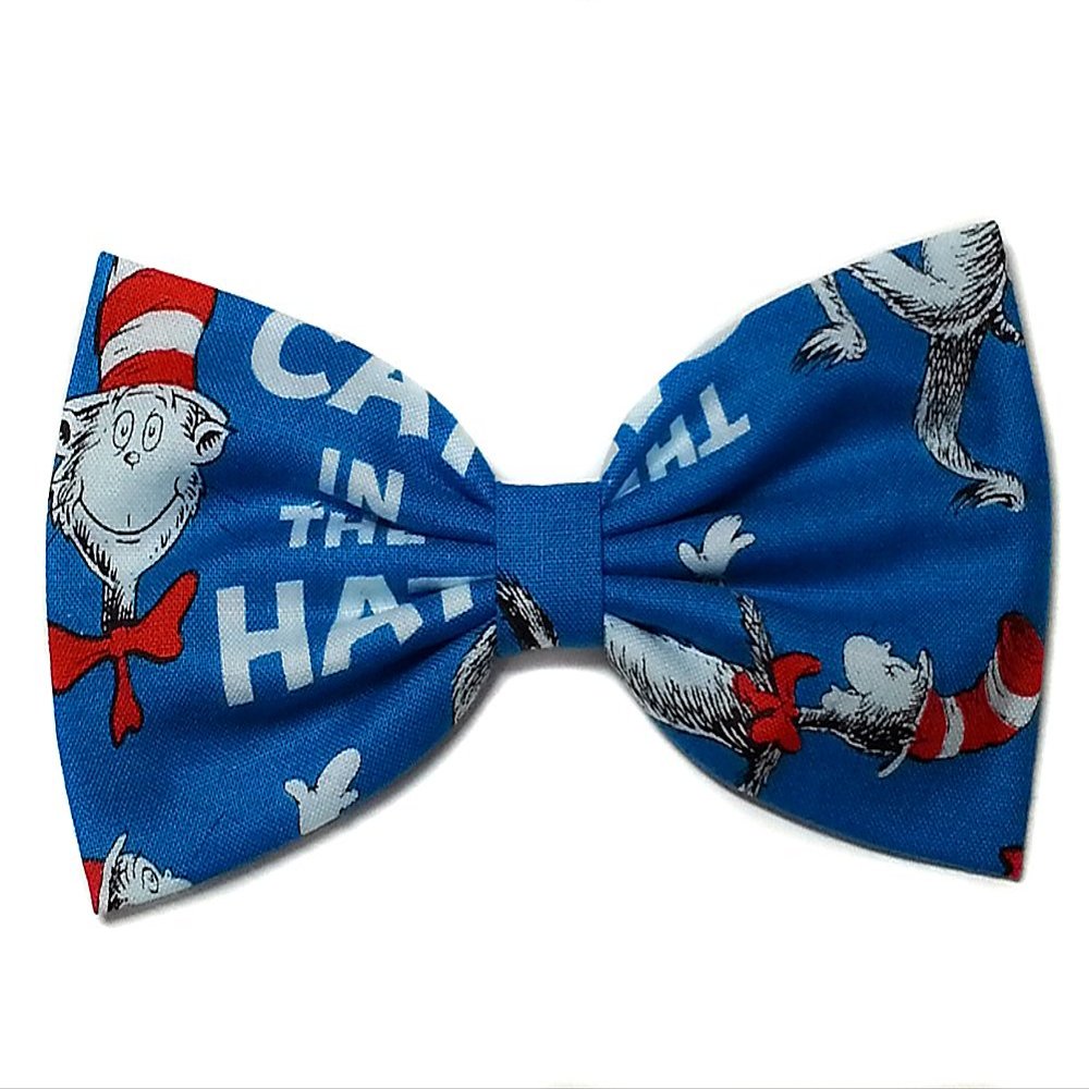 EmilyRose Couture Special Characters Collection Hair Bows (Cat With Red Hat, Barrette)