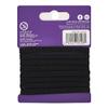 Goody Ouchless Seamless Hair Elastics, 8 Ct, Black, Damage-Free Gentle Hold Elastic Ties, No Snag or Pull, For All Occasions, Chic Styling Accessories for Women & Men, All Hair Types view 3