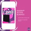 Goody Ouchless Seamless Hair Elastics, 8 Ct, Black, Damage-Free Gentle Hold Elastic Ties, No Snag or Pull, For All Occasions, Chic Styling Accessories for Women & Men, All Hair Types view 4