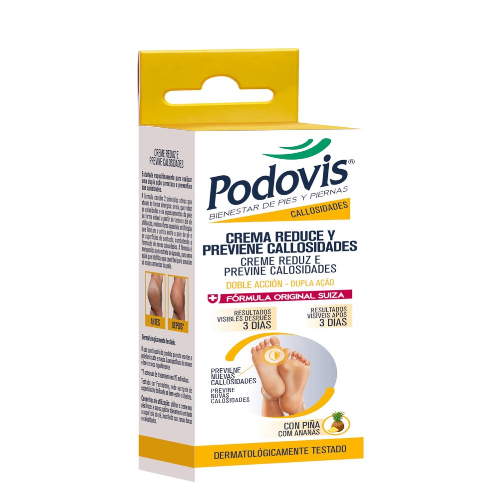 Podovis Cream Reduce and Prevent Calluses with Pineapple, 60 ml - Made in Italy