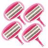 Aveline Women's Silky Smooth Shaving Starter Kit | 6-Blade Razor, 4pk Refill Blades, Salt & Sugar Body Exfoliating Scrub - 5oz, Shea Butter Shaving Cream - 5oz, and Botanical Moisturizing Body Lotion view 3