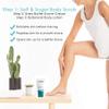 Aveline Women's Silky Smooth Shaving Starter Kit | 6-Blade Razor, 4pk Refill Blades, Salt & Sugar Body Exfoliating Scrub - 5oz, Shea Butter Shaving Cream - 5oz, and Botanical Moisturizing Body Lotion view 4