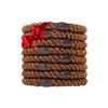 Brown Hair Ties for Thick Hair, Grab & Go Ponytail Holders, 8 Pack, Mocha, Thick No-Crease Bands with Strong Hold, Damage-Free Design, Warm Golden Elegance | L. Erickson view 1