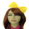 Large Hair Bow Collection (Alligator Clip, Yellow) view 3