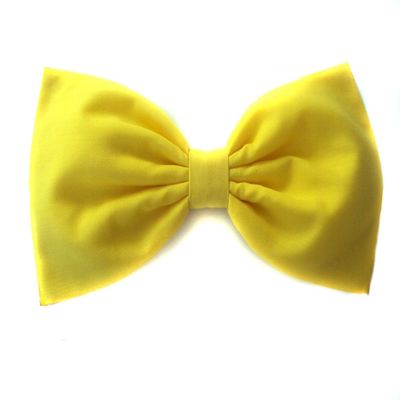 EmilyRose Couture Large Hair Bow Collection (Headband, Yellow)