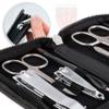 3 Swords Germany  brand quality 8 piece manicure pedicure grooming kit set for professional nail care with genuine leather case black - Made in Germany view 4