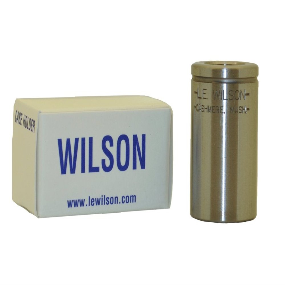 L.E. Wilson CH-35REM Case Holder for 35 Remington Trimmer, Polished Steel