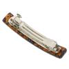 Glass Of Venice Murano Glass Venetian Reflections Hair Clip - Topaz Gold view 3