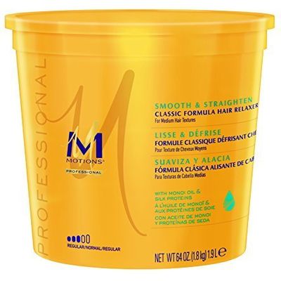 Motions Professional Smooth & Straighten Hair Relaxer - Regular 64 oz. (Pack of 2)