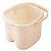 10 X Inomata Pearl Foot Detox Massage Spa Bucket, White view 3
