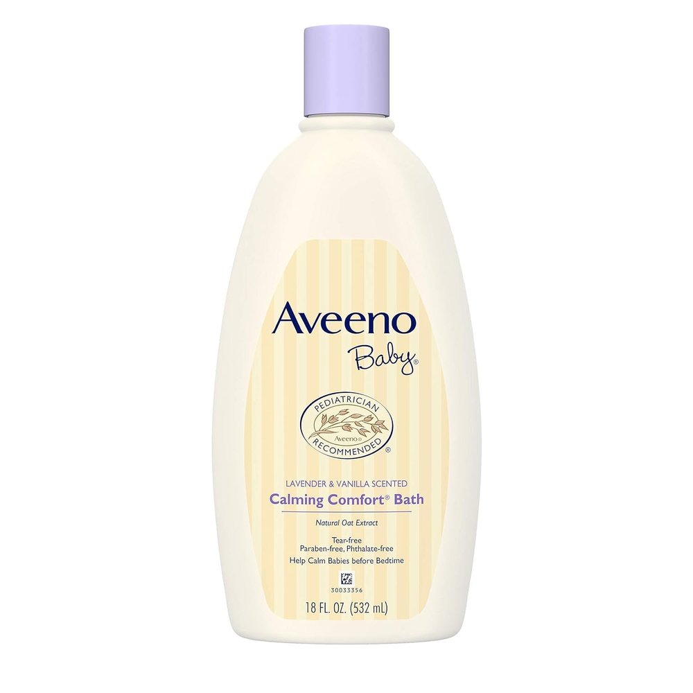 Aveeno Baby Bath Calming Comfort 18 Ounce Oatmeal/Lavender