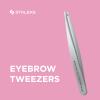 STALEKS BEAUTY & CARE 10 Type 2 Eyebrow Tweezers  Narrow Straight Stainless Steel for Thick Brows & Precise Home Hair Removal view 4