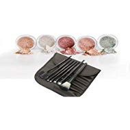 5pc KIT w/BRUSH SET (LIGHT TAN) Foundation Concealer Blush Corrector Bare Face Full Size Illuminating Powder